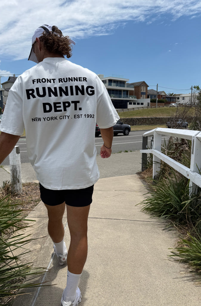 Running Dept Tee Vanilla [men]