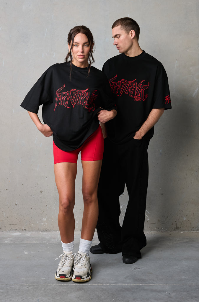 Thorned Legacy Tee - Black Red
