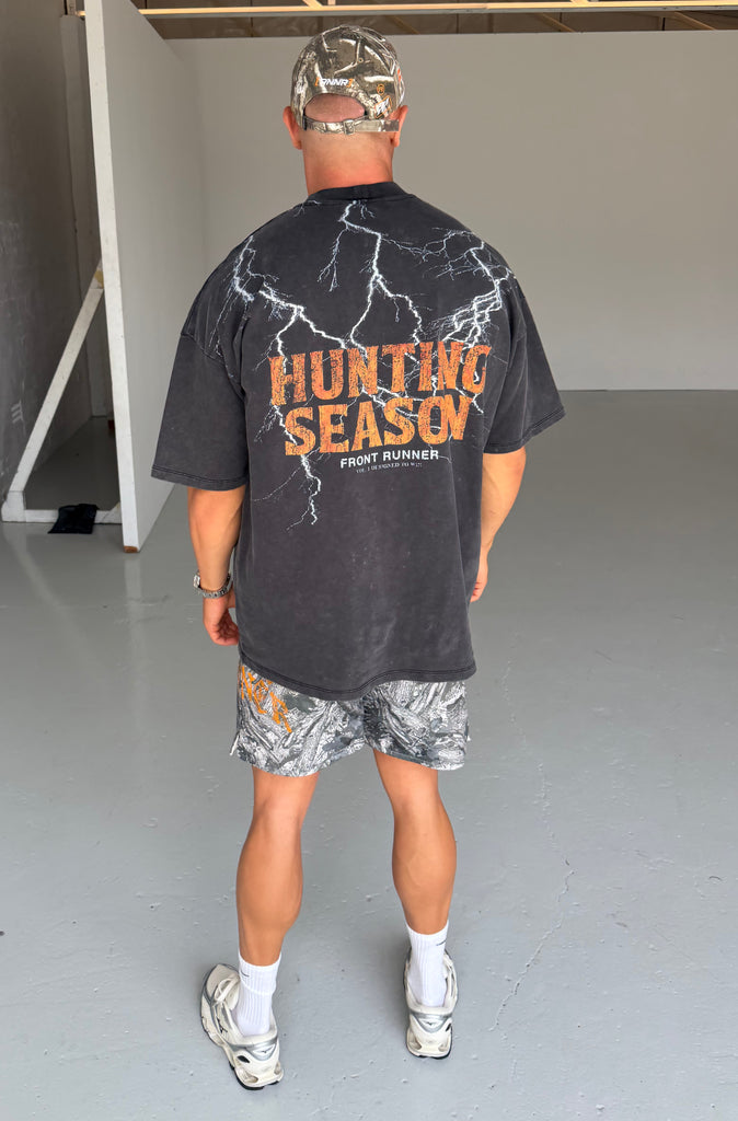 Season Tee - Washed Black