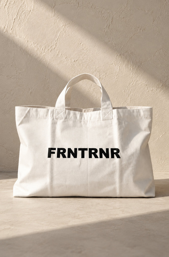 FRNTRNR Oversized Tote White