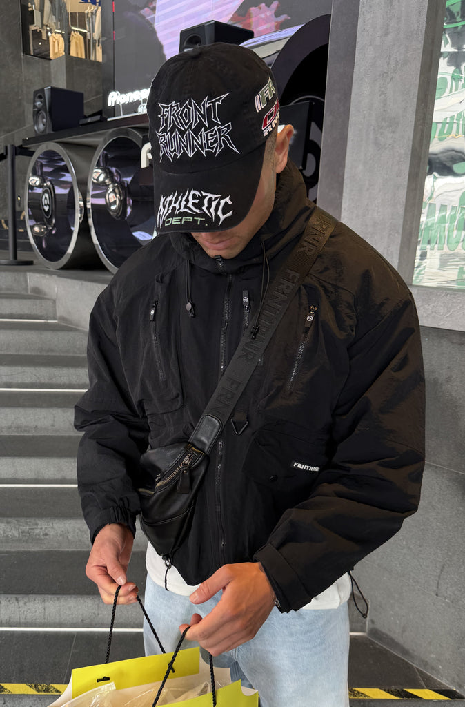 Offset Cap Jet Black
