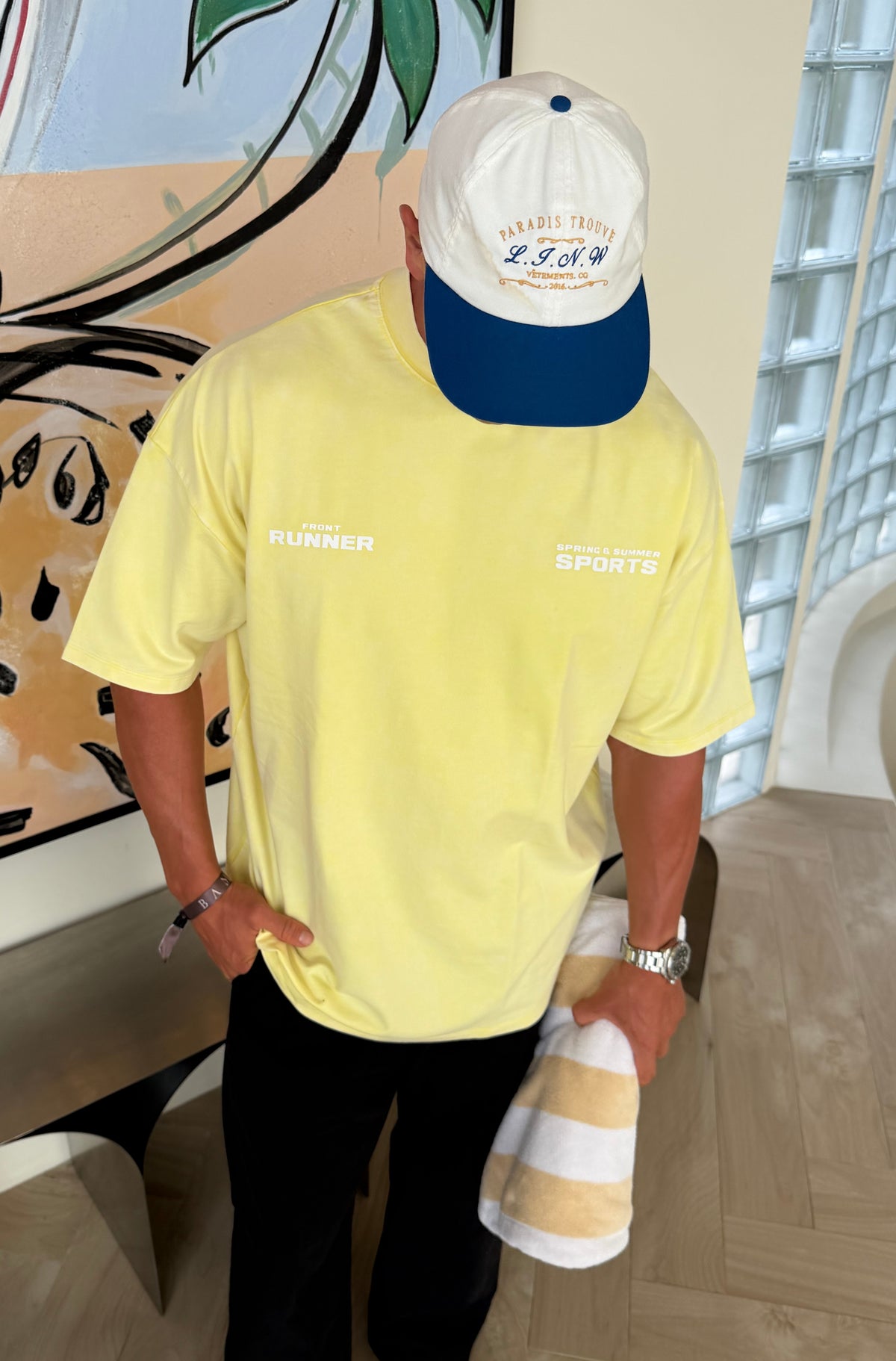 SS Sport Tee Lemon [men]