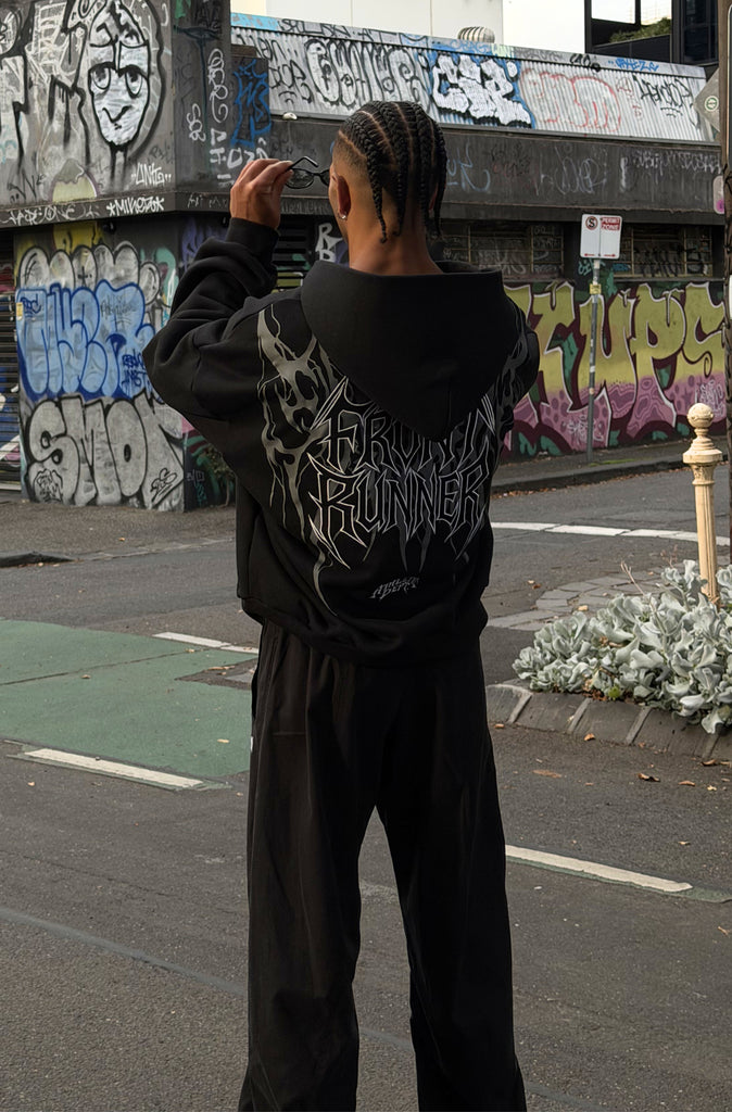 Sigil Zip Hoodie Black