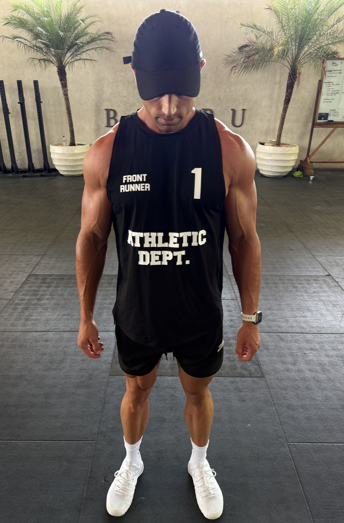 FR1 Taper Tank Black [men]