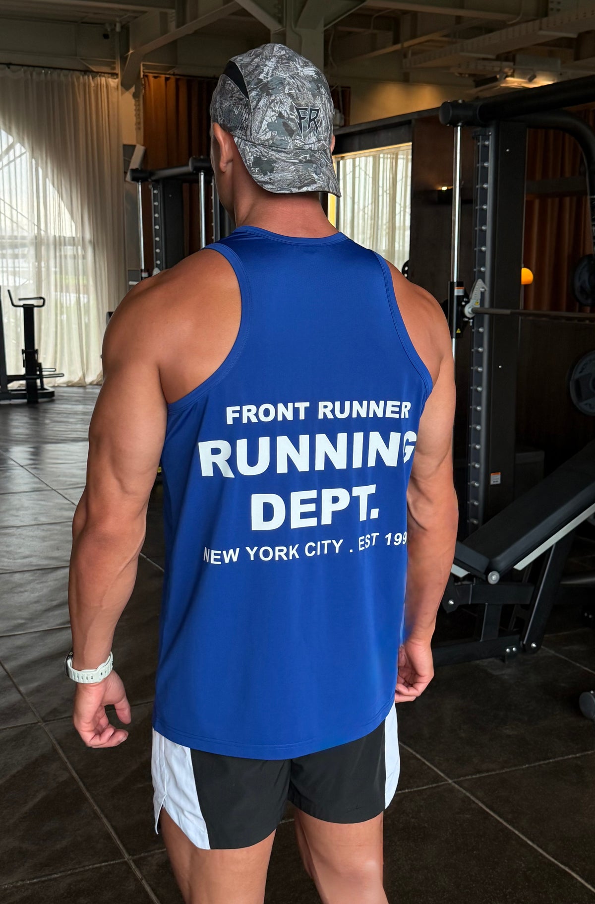 Running Dept Tech Singlet Cobalt [men]