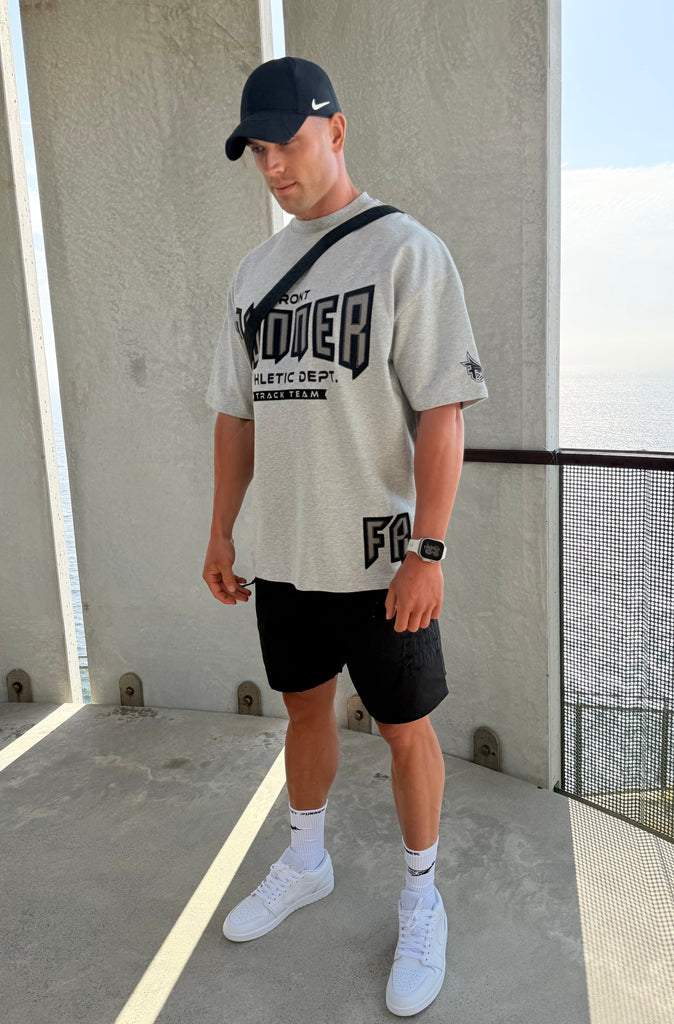 Viper Dept Tee - Grey Marle