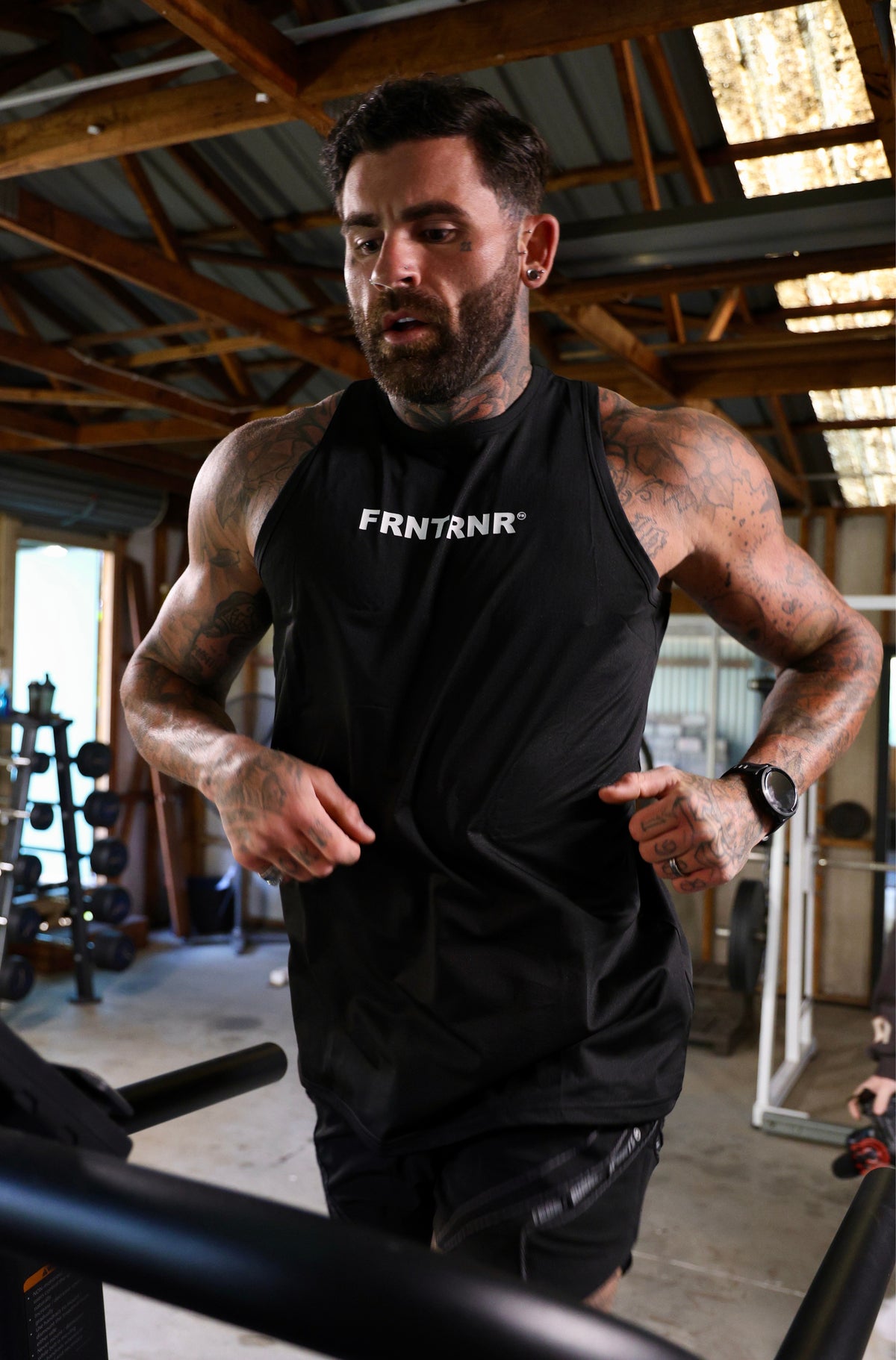 FRNTRNR Pro Singlet - Black - Men