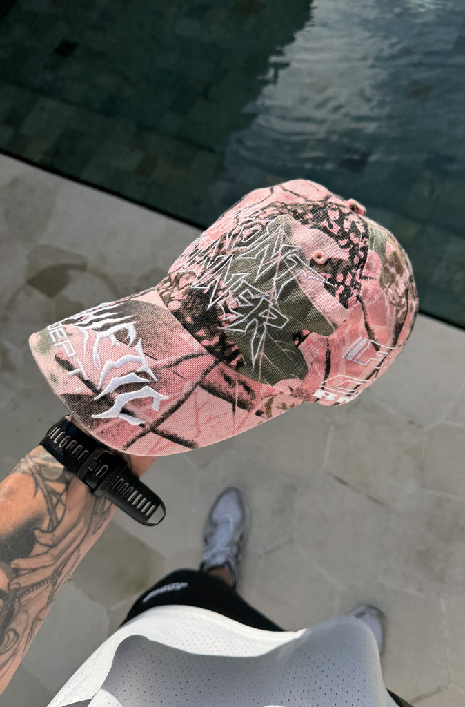 Offset Cap Pink Camo