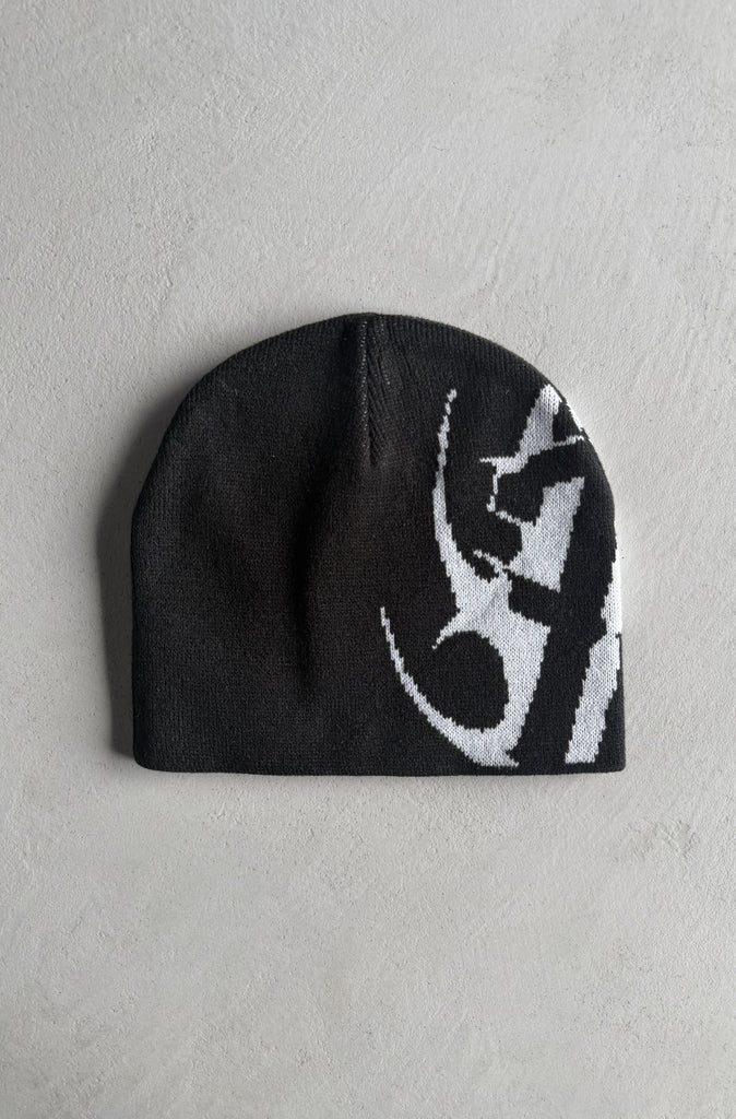 Pyro Skull Beanie Black