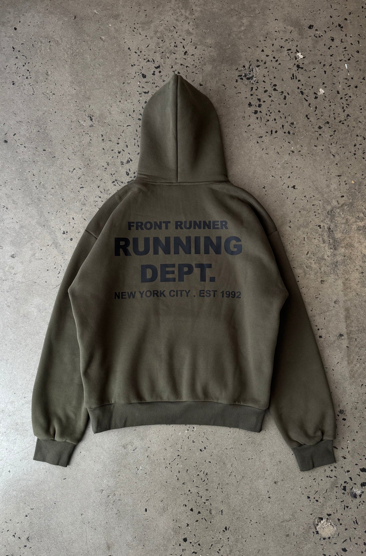 Running Dept Hoodie - Khaki - Hover