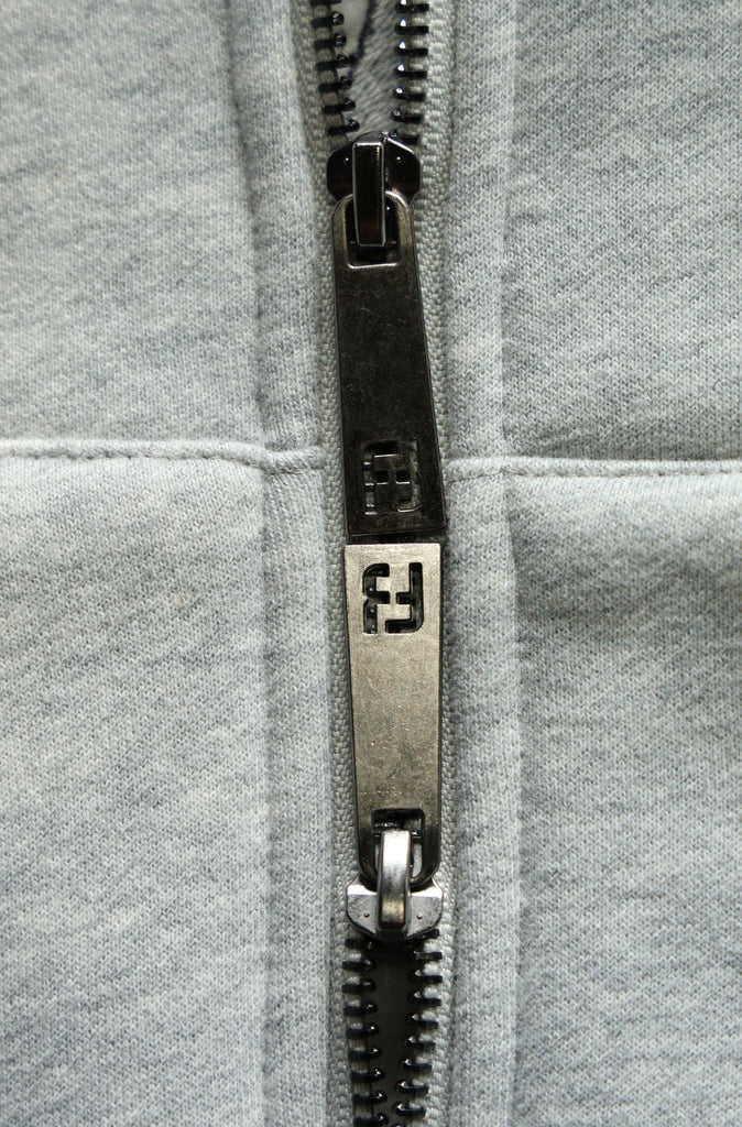 Razor Zip Hoodie Grey Marle