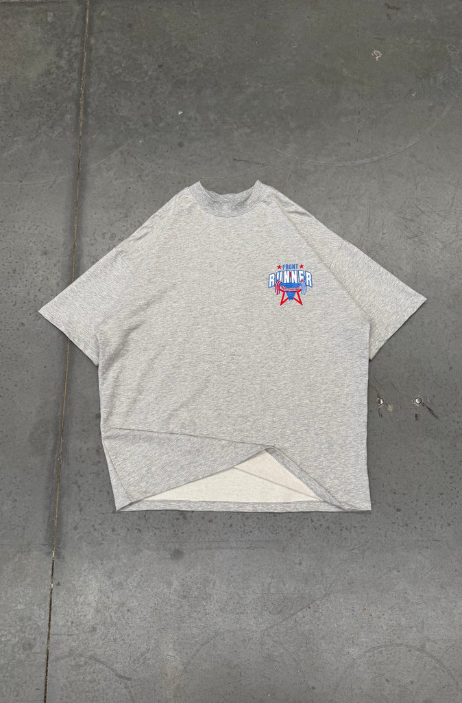 American Runner Tee - Grey Marle