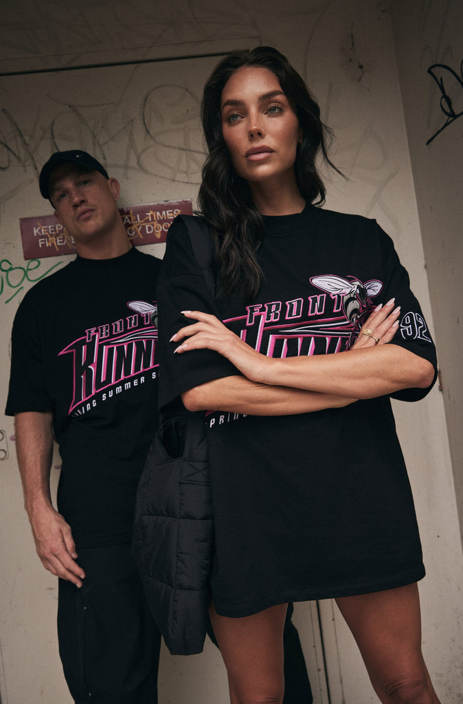 Hornet Tee - Black & Pink