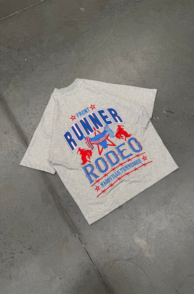 American Runner Tee - Grey Marle