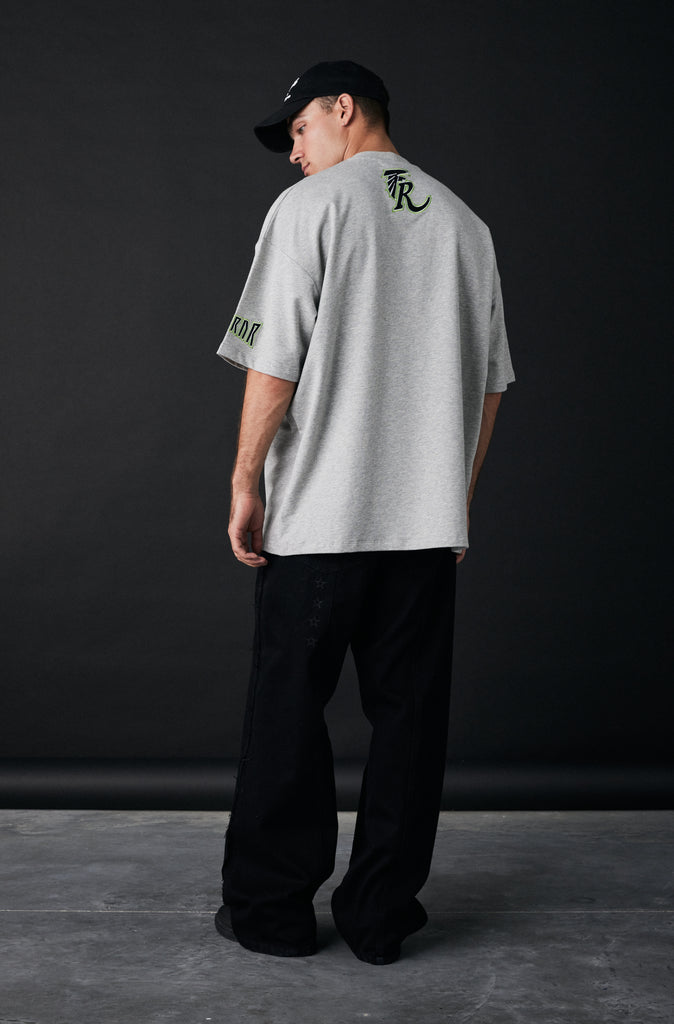 T&F Tee - Grey Lime