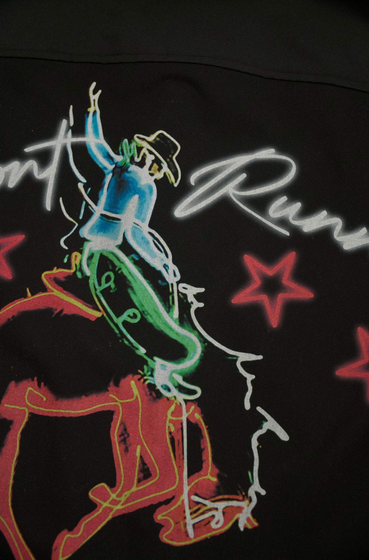 Neon Cowboy Shirt - Black - Hover