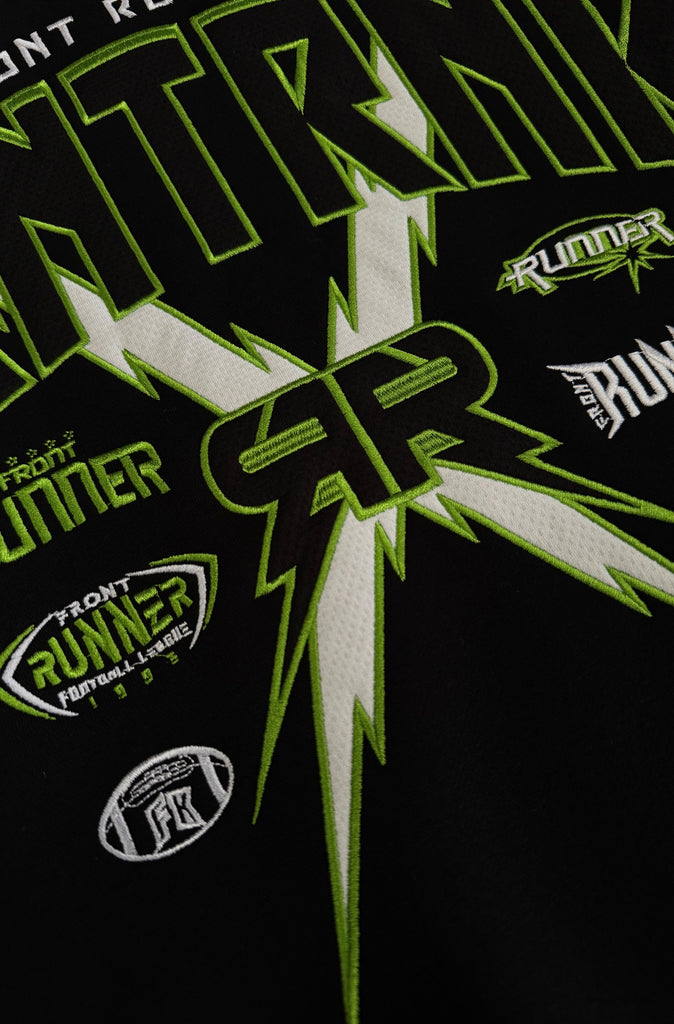 FRNTRNR Bolt Hoodie - Black Lime