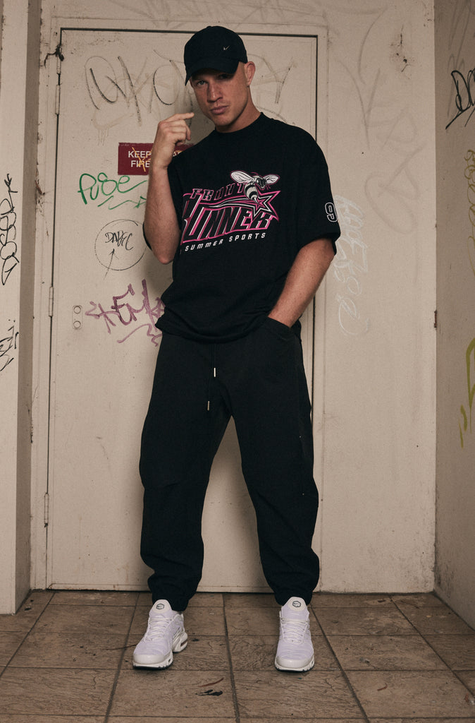 Hornet Tee - Black & Pink