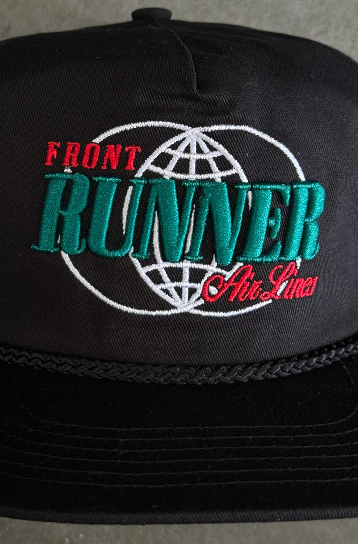 Global Airlines Cap - Black - Hover