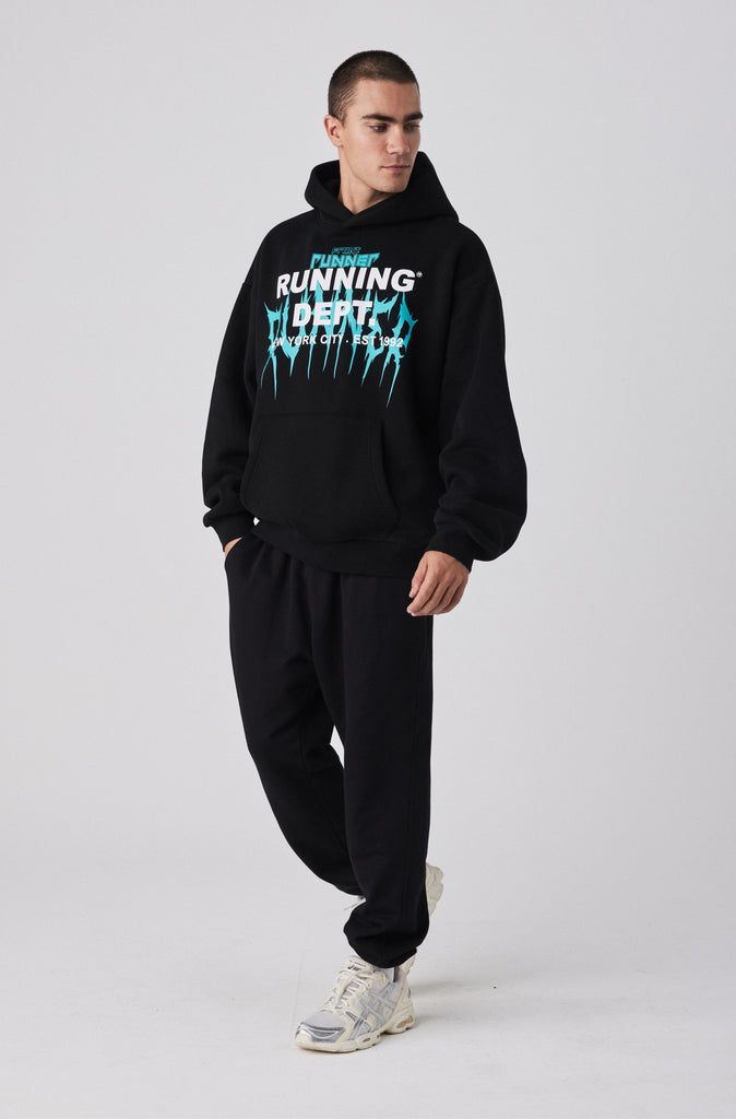 Tribal Dept Hoodie - Black Tiffany