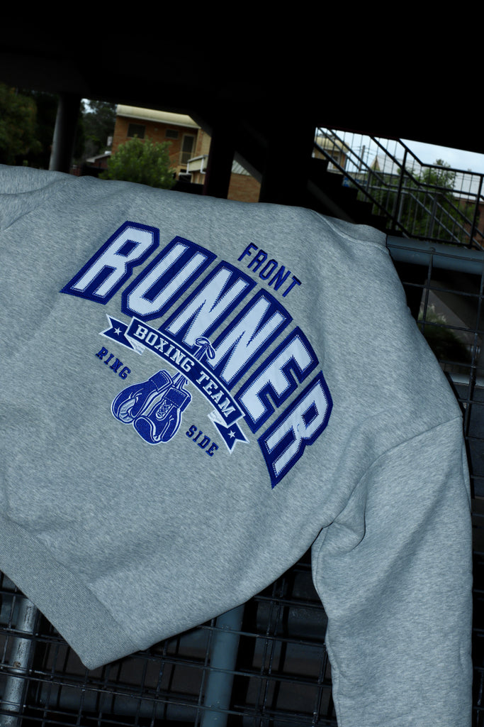 Ringside Crewneck - Grey Marle