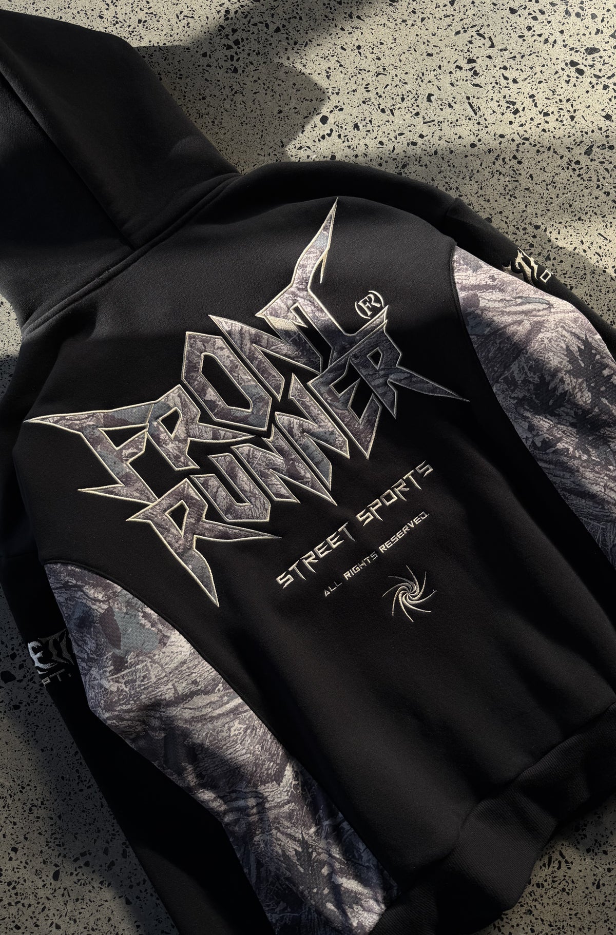 No Mercy Hoodie Black Camo