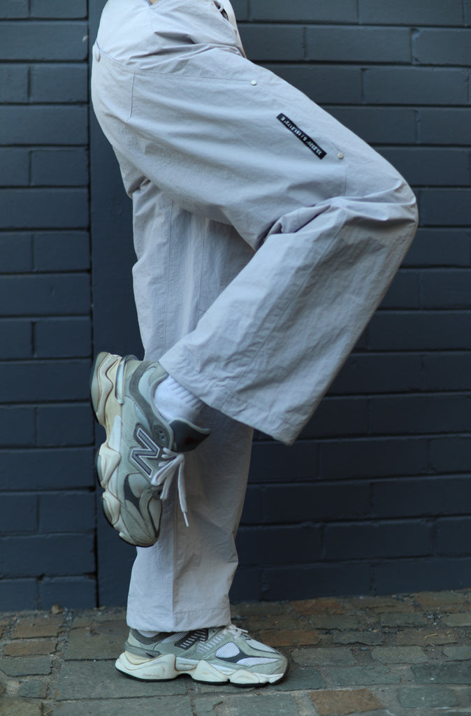 FR Wide Leg Tech Pant - Smoke