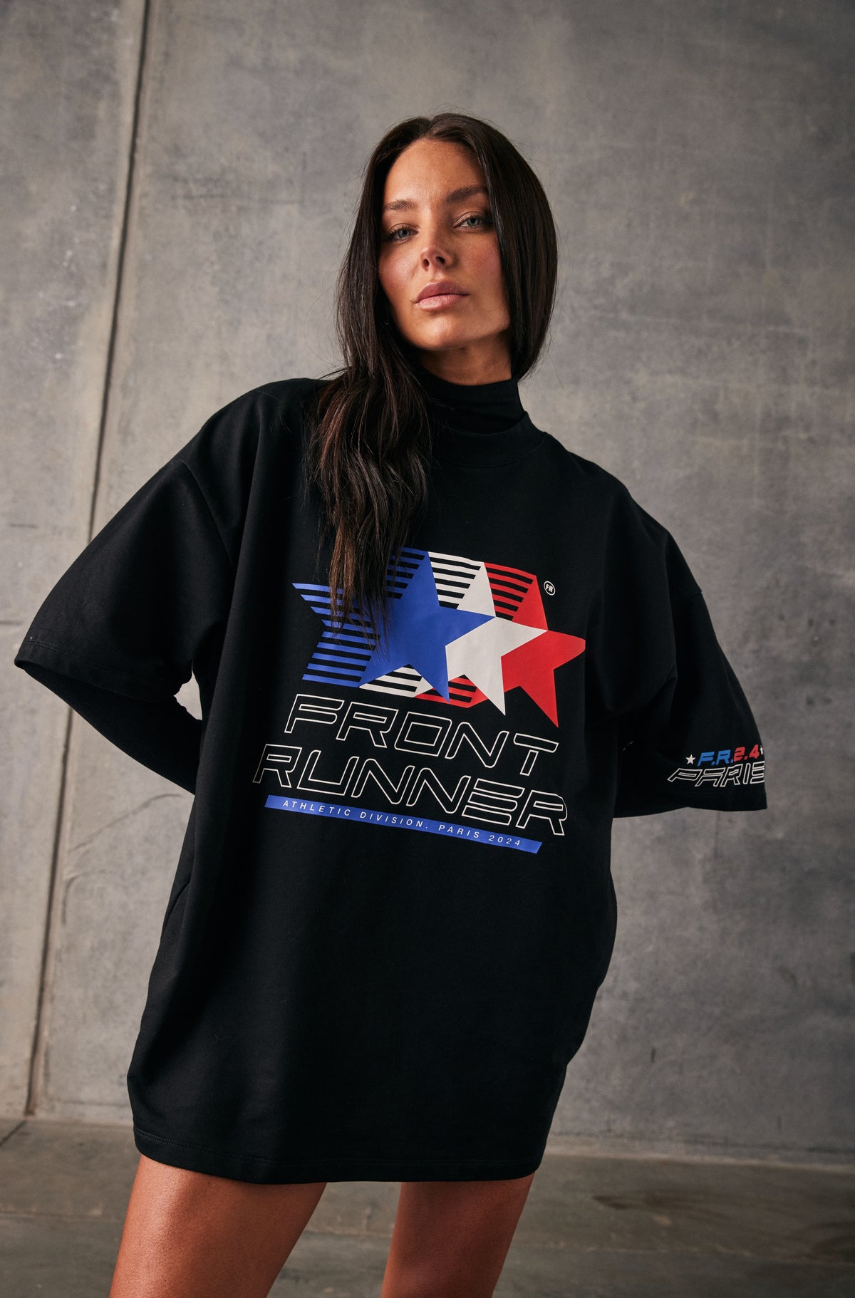 Paris24 Tee - Black - Women