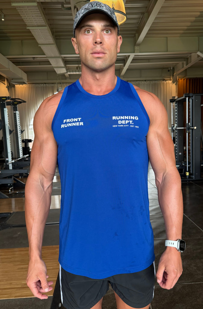 Running Dept Tech Singlet Cobalt