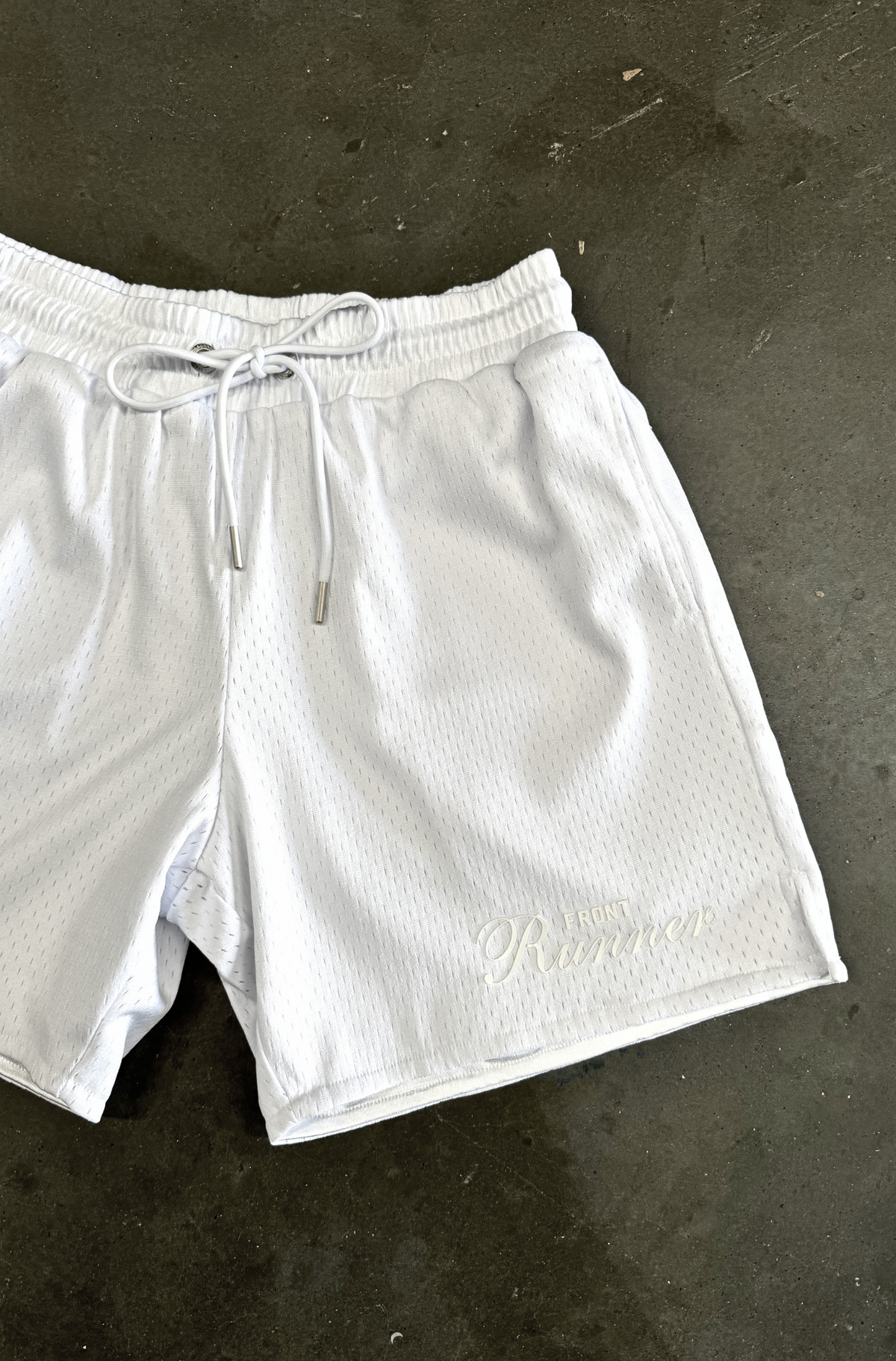 Staple Mesh Shorts - White
