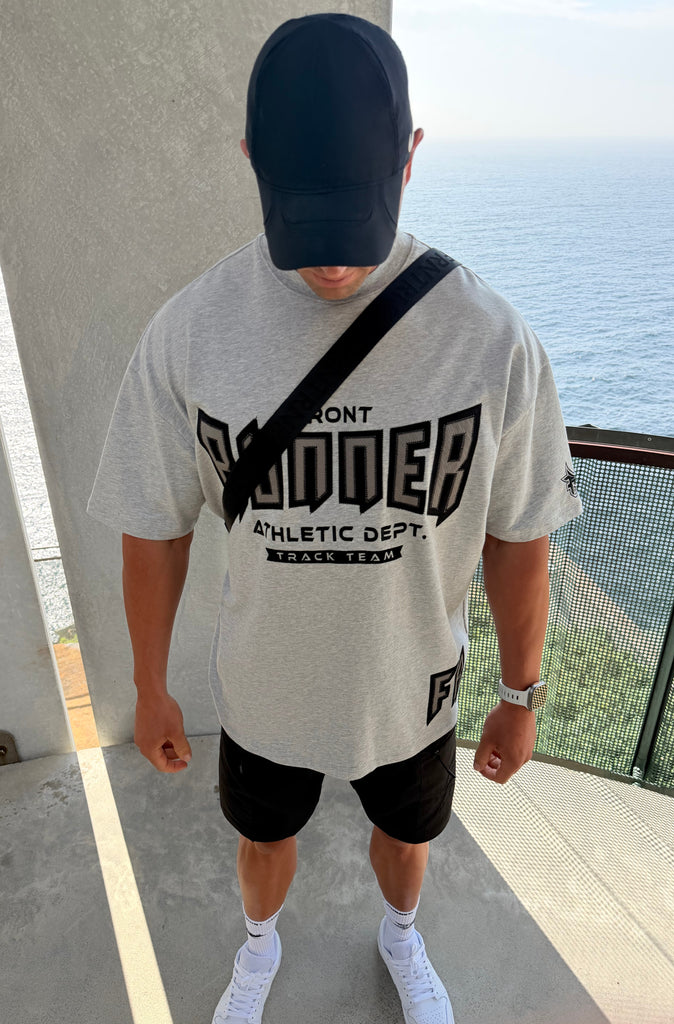 Viper Dept Tee - Grey Marle