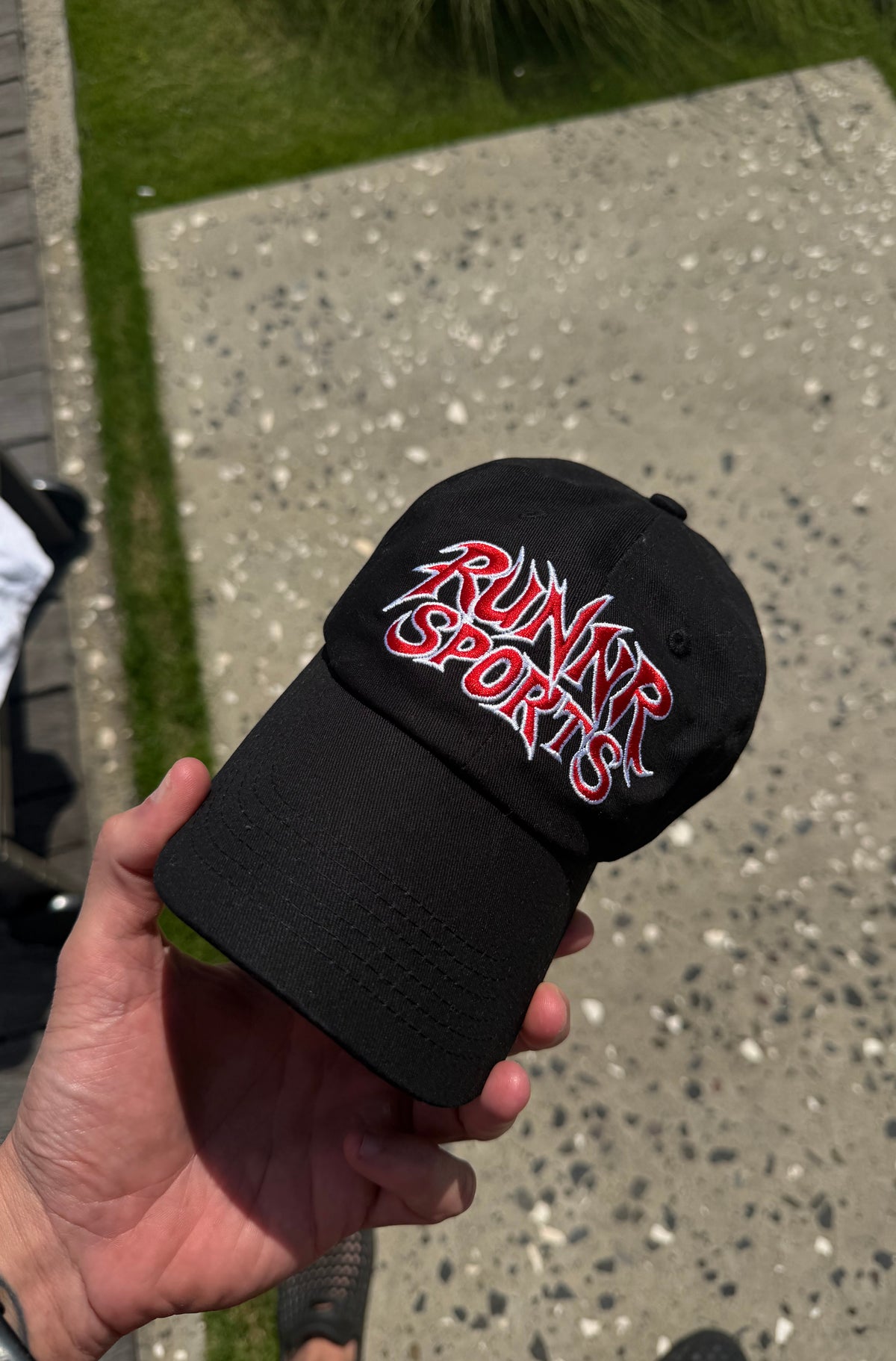 Runner Sports Cap Black