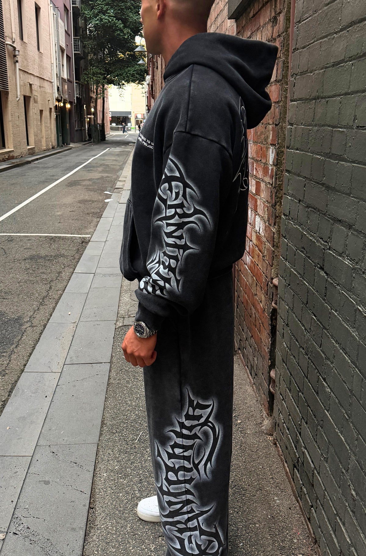 Ashline Hoodie Washed Black [men]