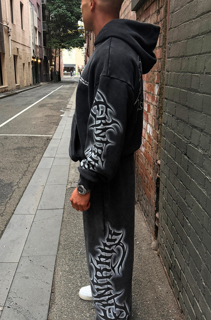 Ashline Hoodie Washed Black