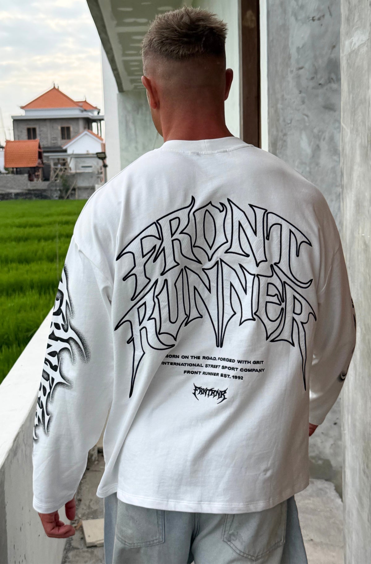 Ashline L/S Tee White [men]