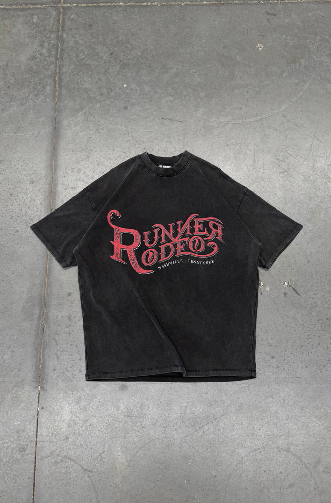 Rodeo Tee - Washed Black