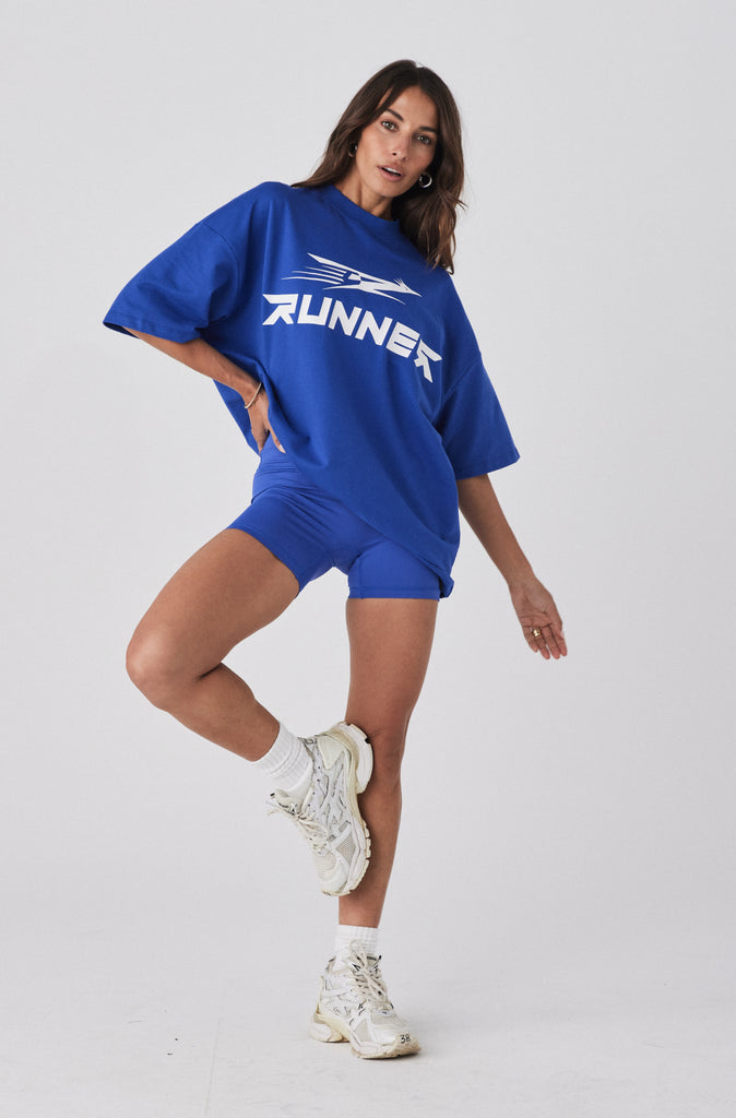 Road Runner Tee - Cobalt