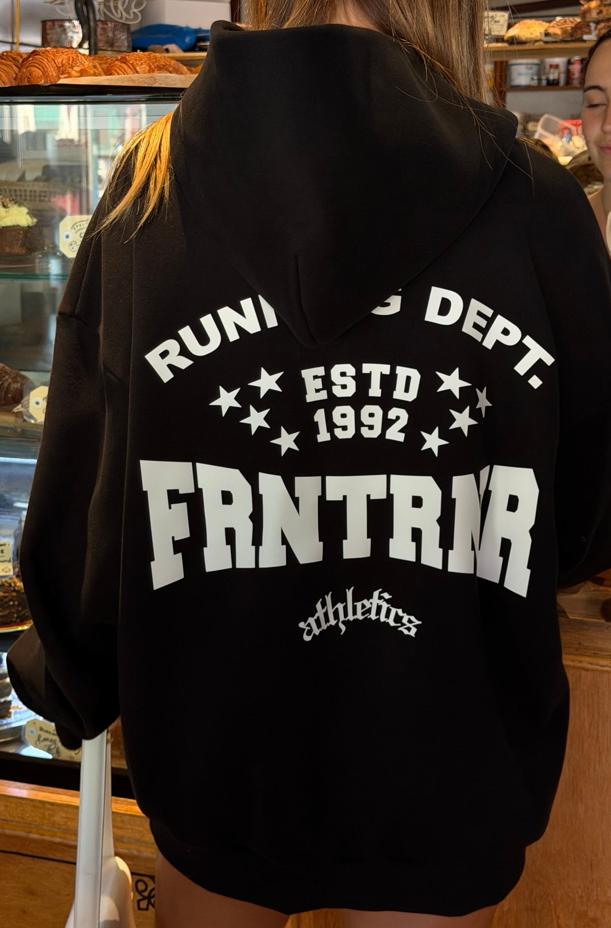 FRNTRNR ESTD Hoodie Black [women]