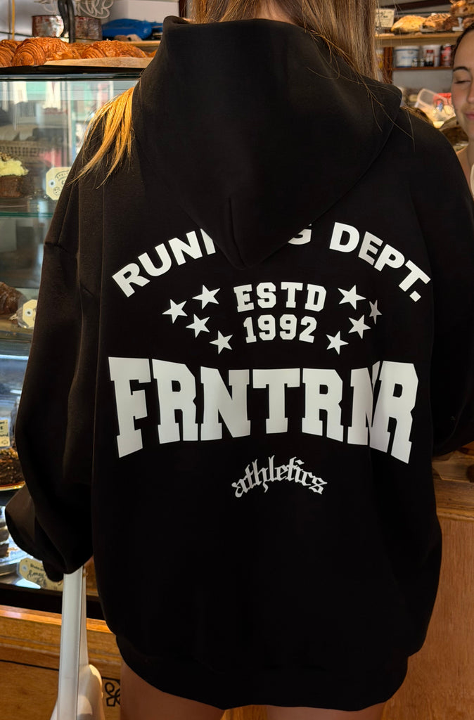 FRNTRNR ESTD Hoodie Black