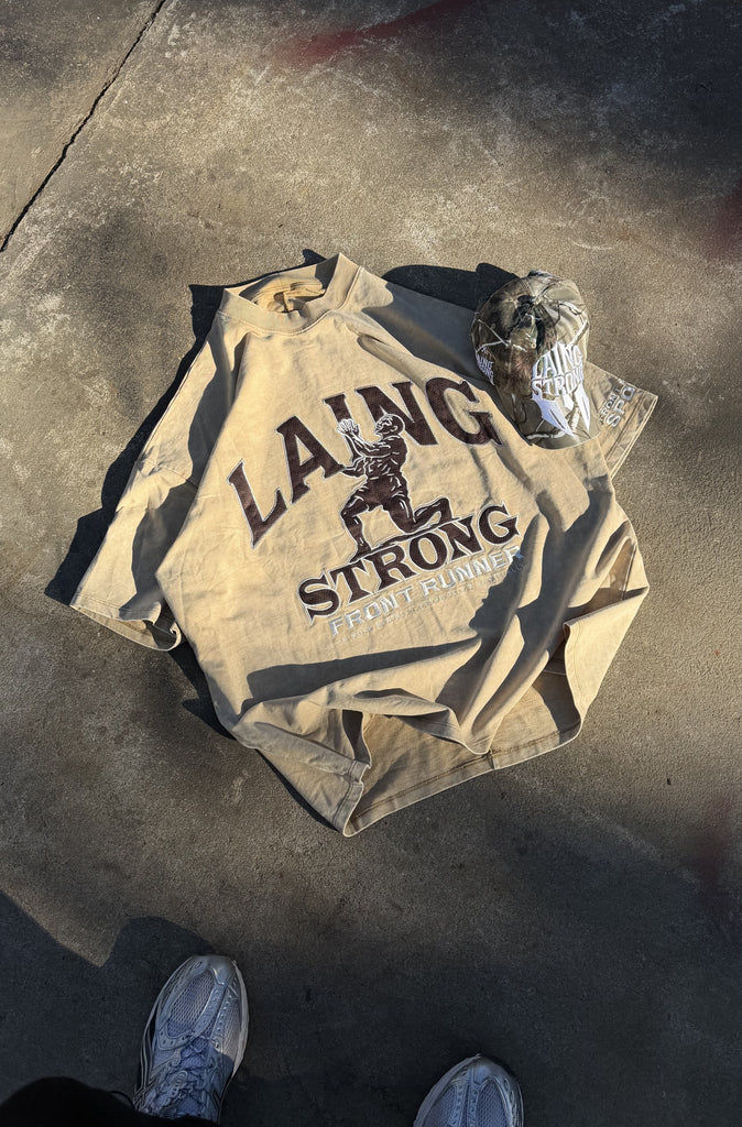 Strongman Legacy Tee Tan Wash