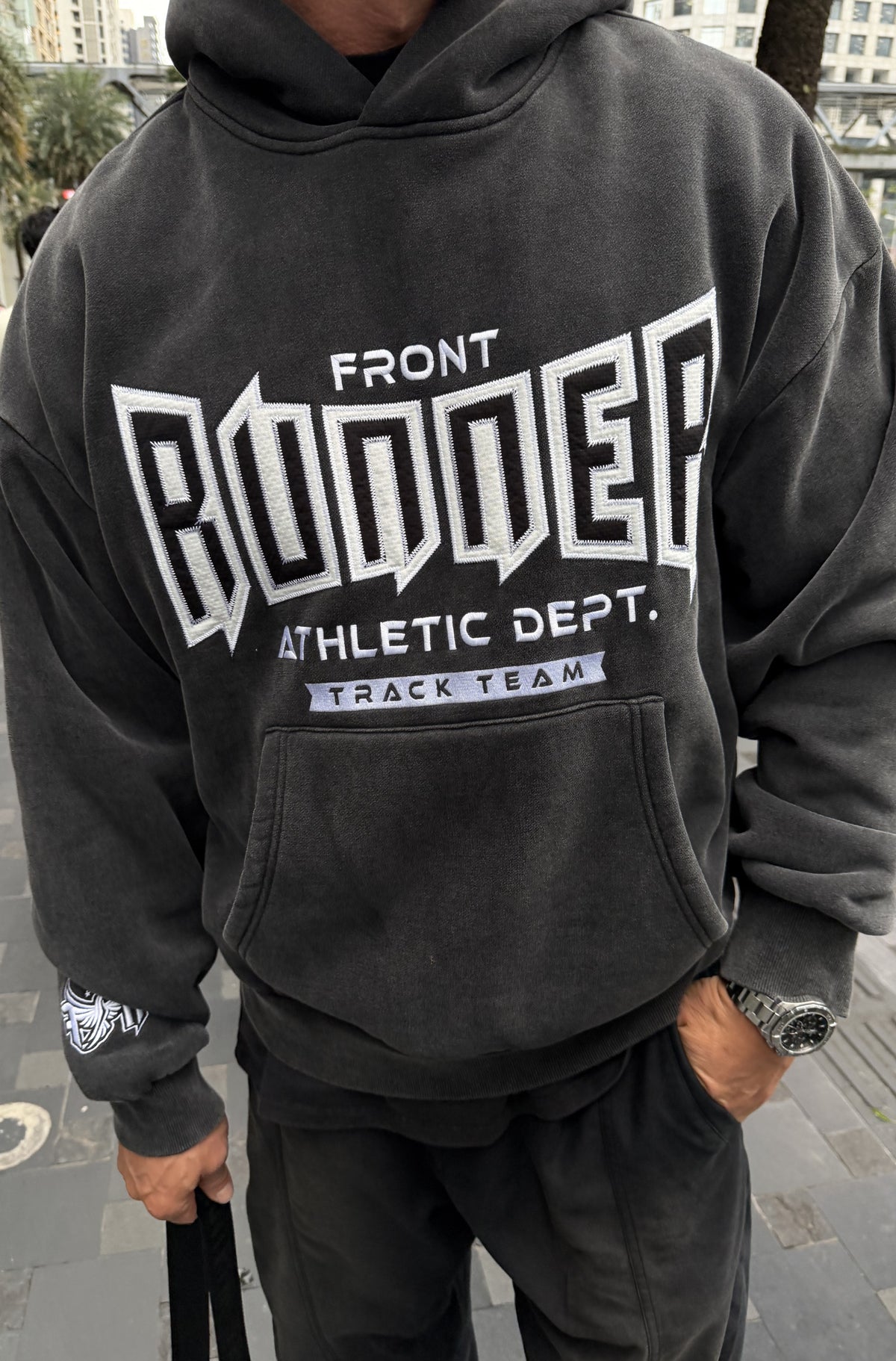 Viper Dept Hoodie Washed Black [men]