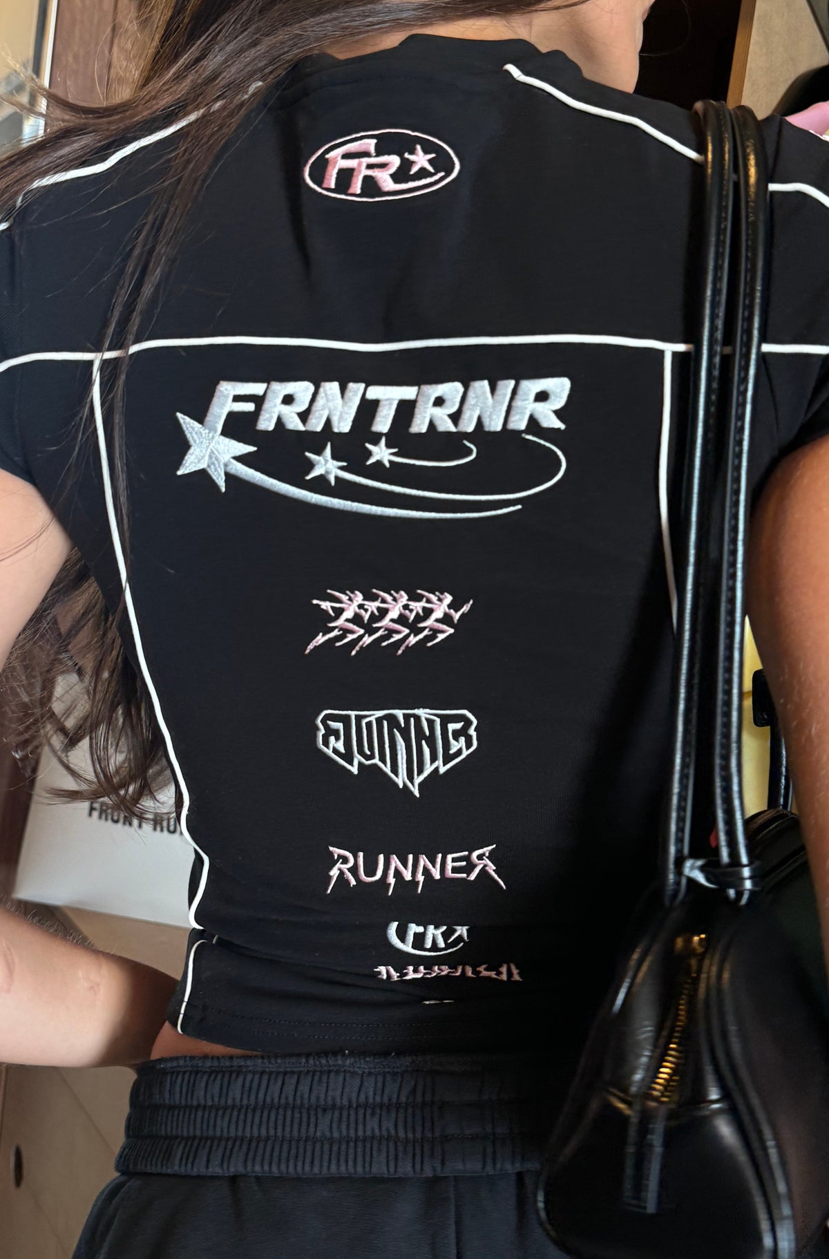 Impact Grid Nano Tee - Black Pink - Hover