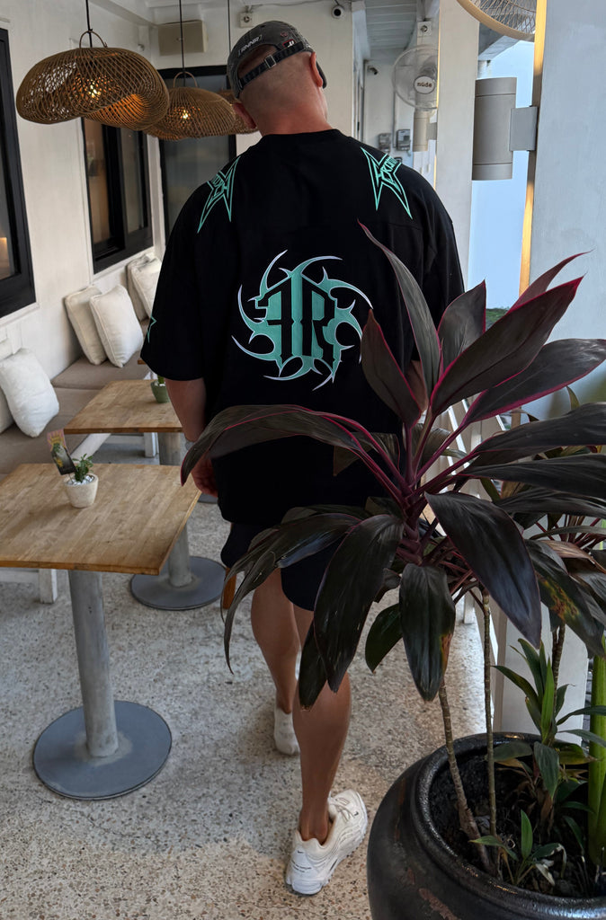 Pyro Tee - Black Tiffany