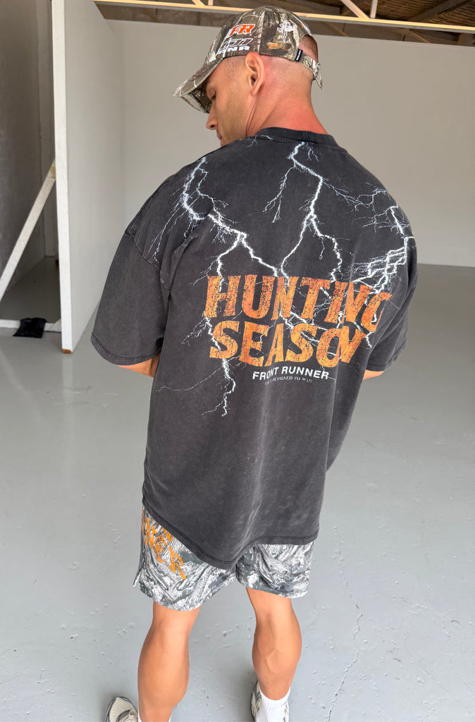 Season Tee - Washed Black