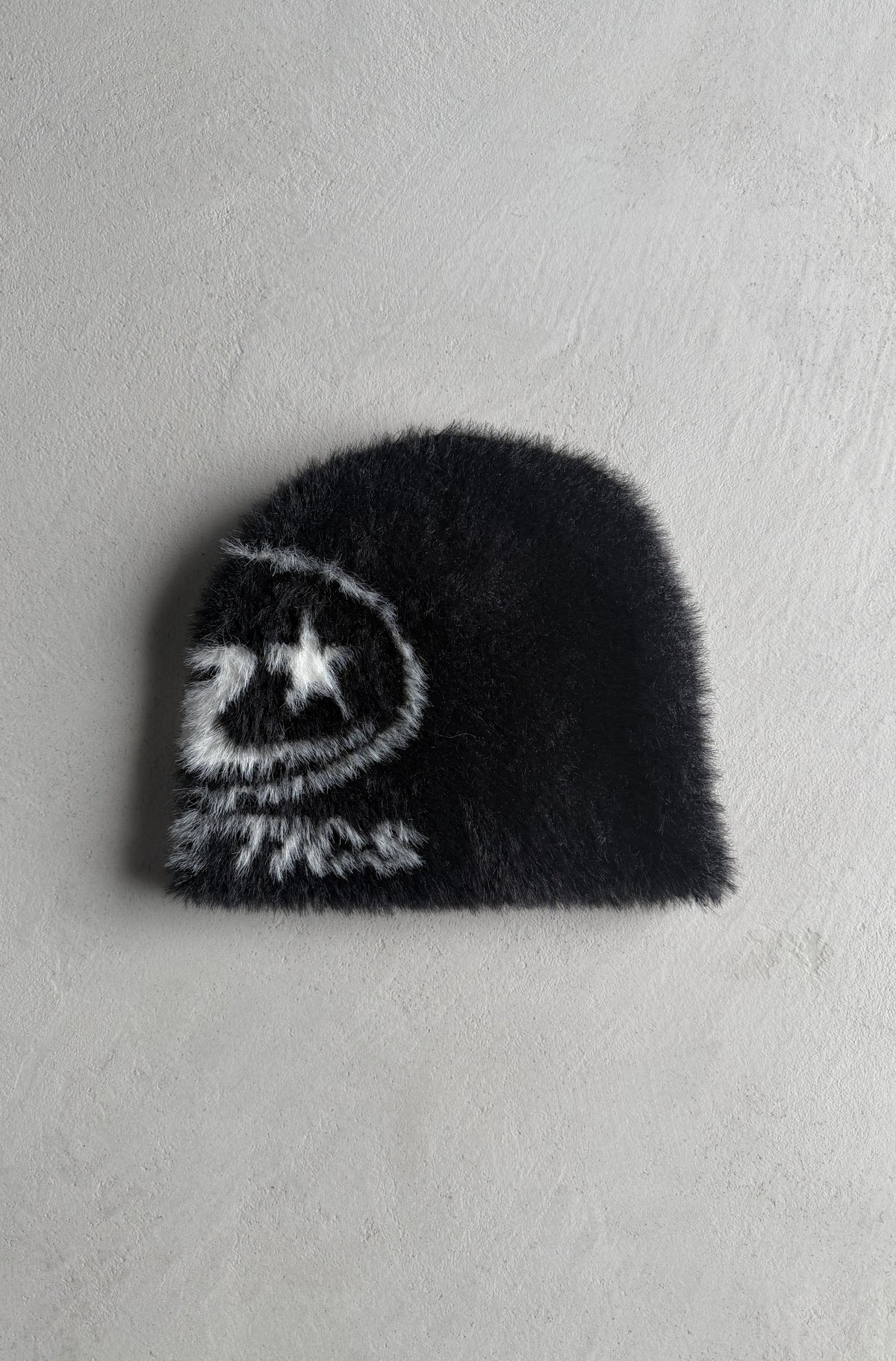 Resilience Fuzzy Skull Beanie Black