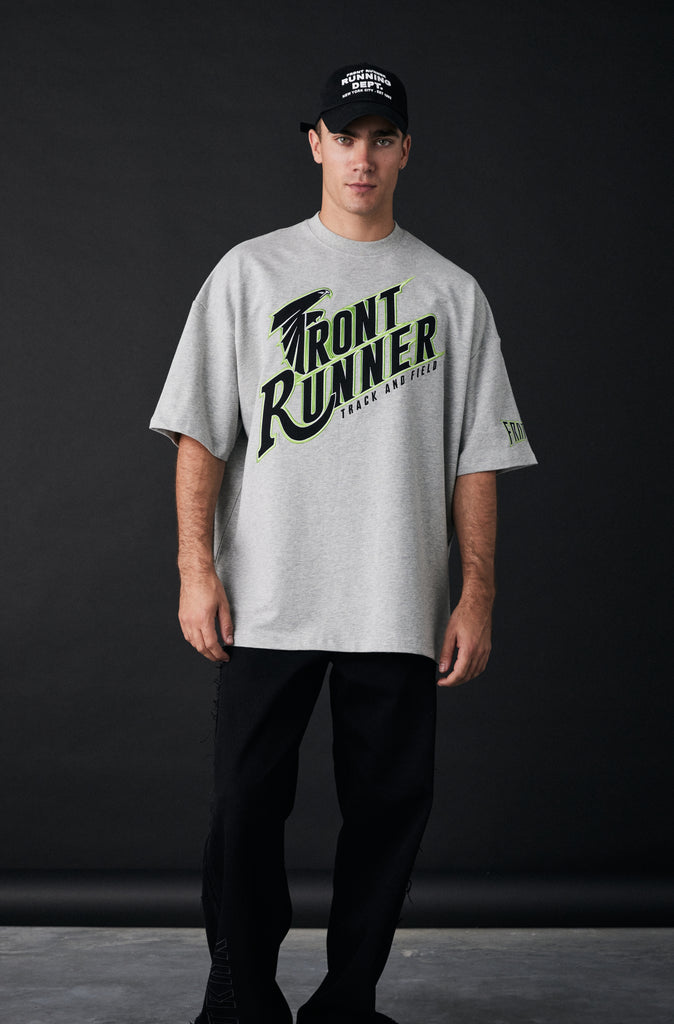 T&F Tee - Grey Lime