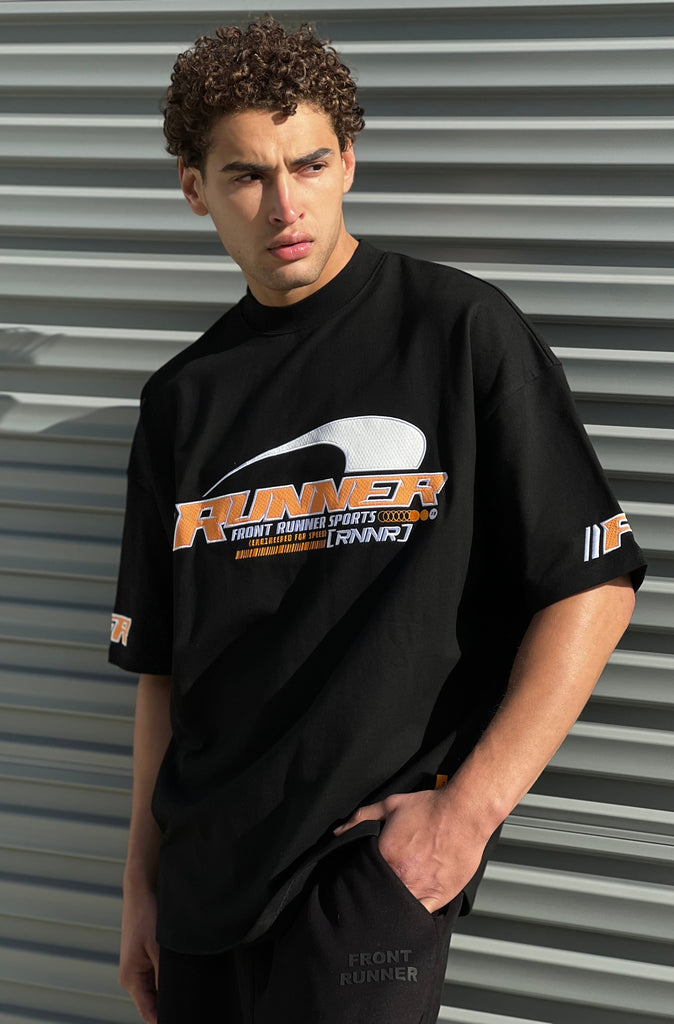Circuit Tee - Black Mandarin