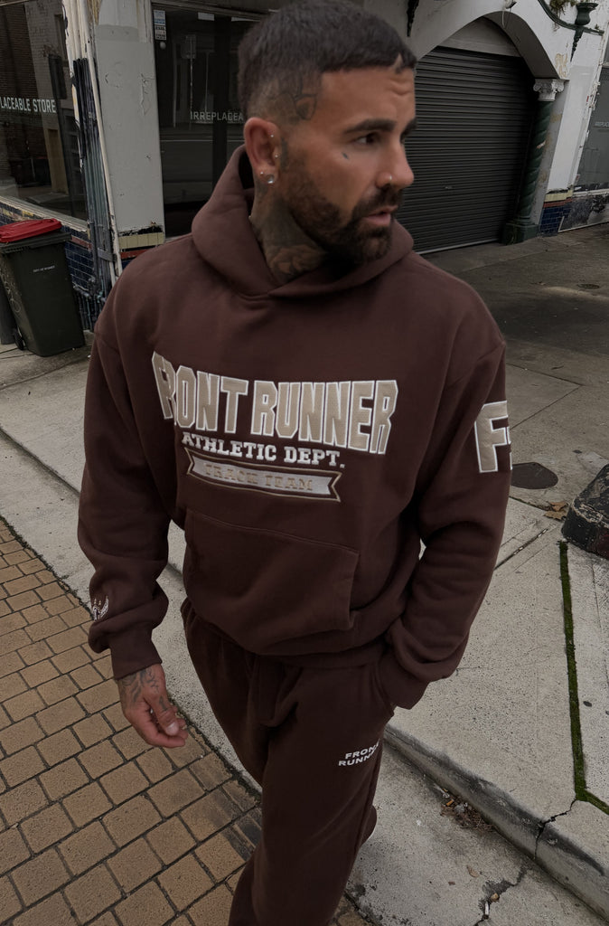 Athletic Department Hoodie Choc Malt