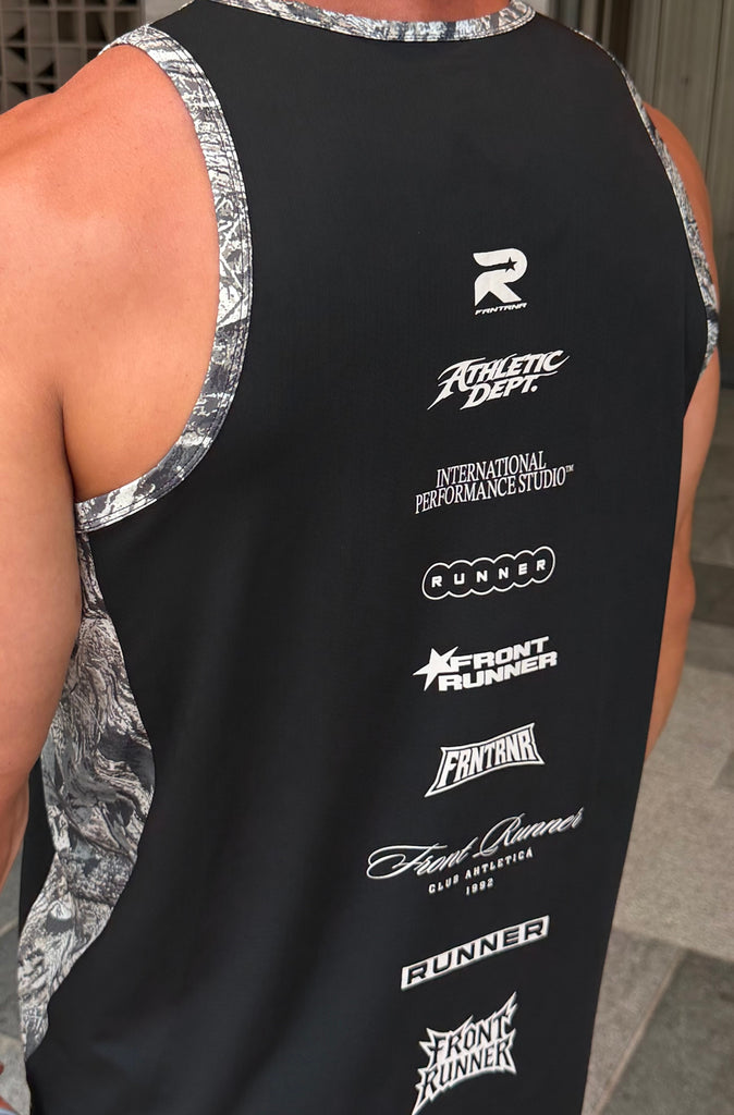 FR Performance Panel Singlet Black Camo