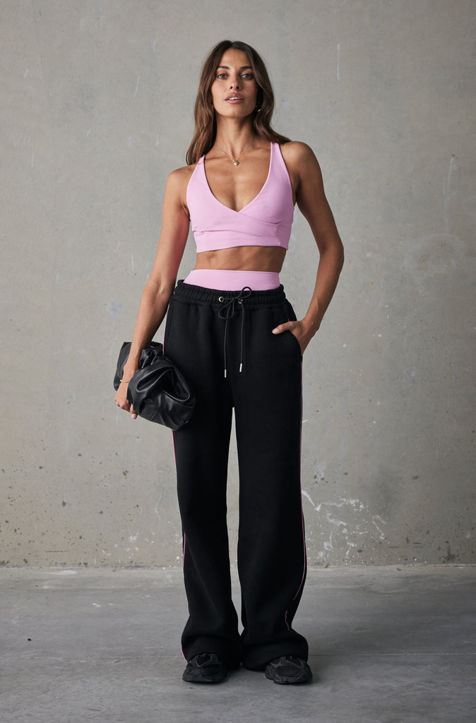 FRNTRNR Wide Leg Sweatpant - Black
